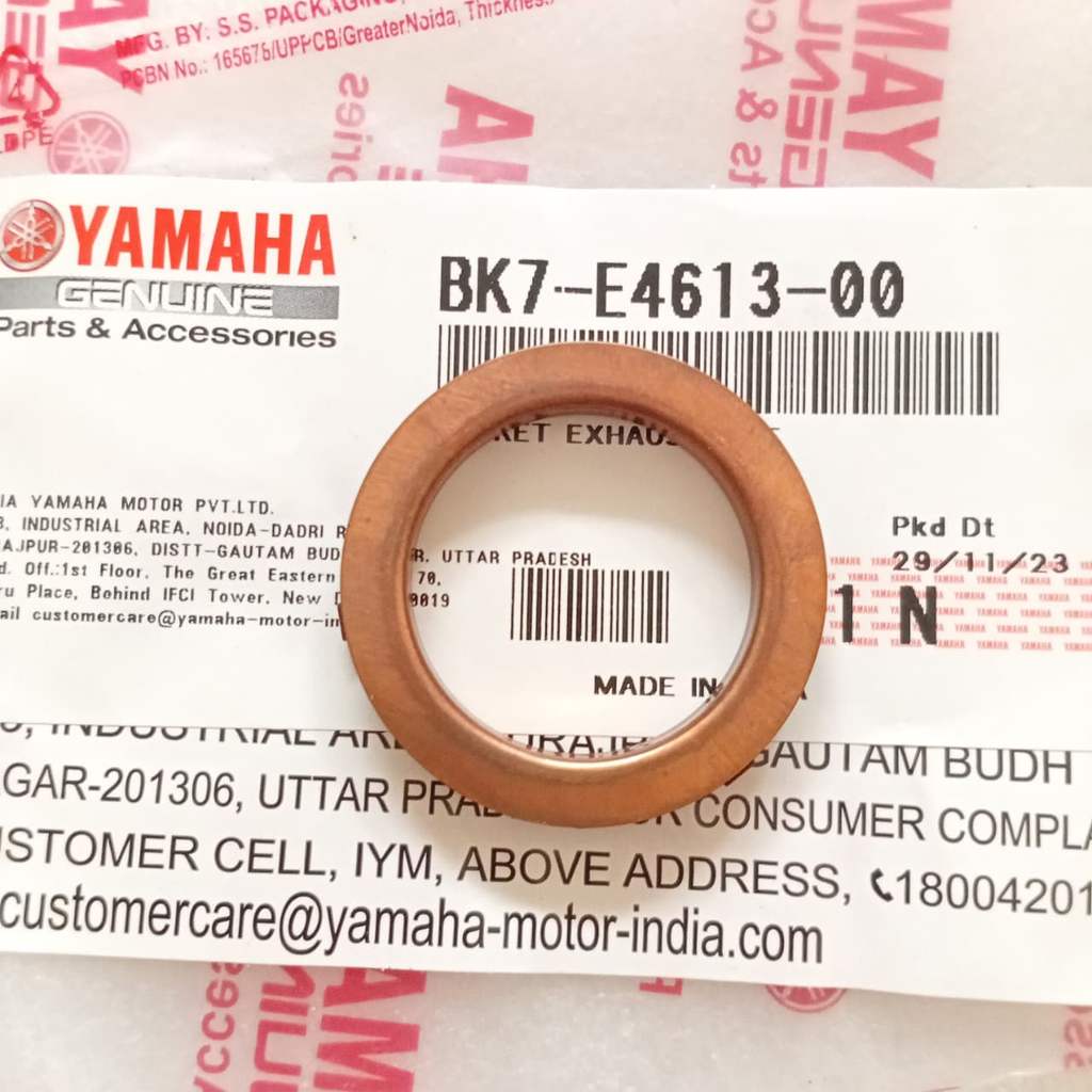LEXI R15 V3 R 15 V3 WR155 VIXION R EXHAUST GASKET ORIGINAL YAMAHA BK7 E4613 00 KC1