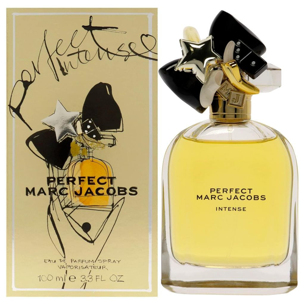 MarcJacobsPerfectIntenseEaudeParfum–WoodyFloralWomens–WithNotesofDafodil,Jae,Almonds&ไม้จันทน์