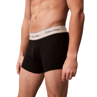 CALVIN KLEIN กางเกงในผู้ชายแพ็ค 3 ชิ้น Heritage Cotton ทรง Trunk รุ่น NB4446 UB1 - สีดำ
