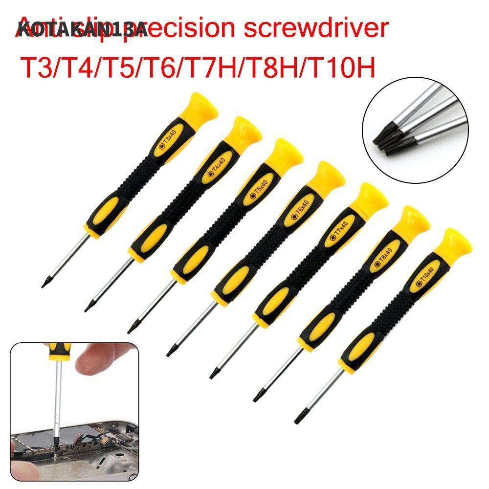 KOTAKAN13A Torx ไขควง, พลาสติก T3/T4/T5/T6/T7H/T8H/T10H เครื่องมือซ่อมแซมถอดชิ้นส่วน, มืออาชีพพร้อมเ