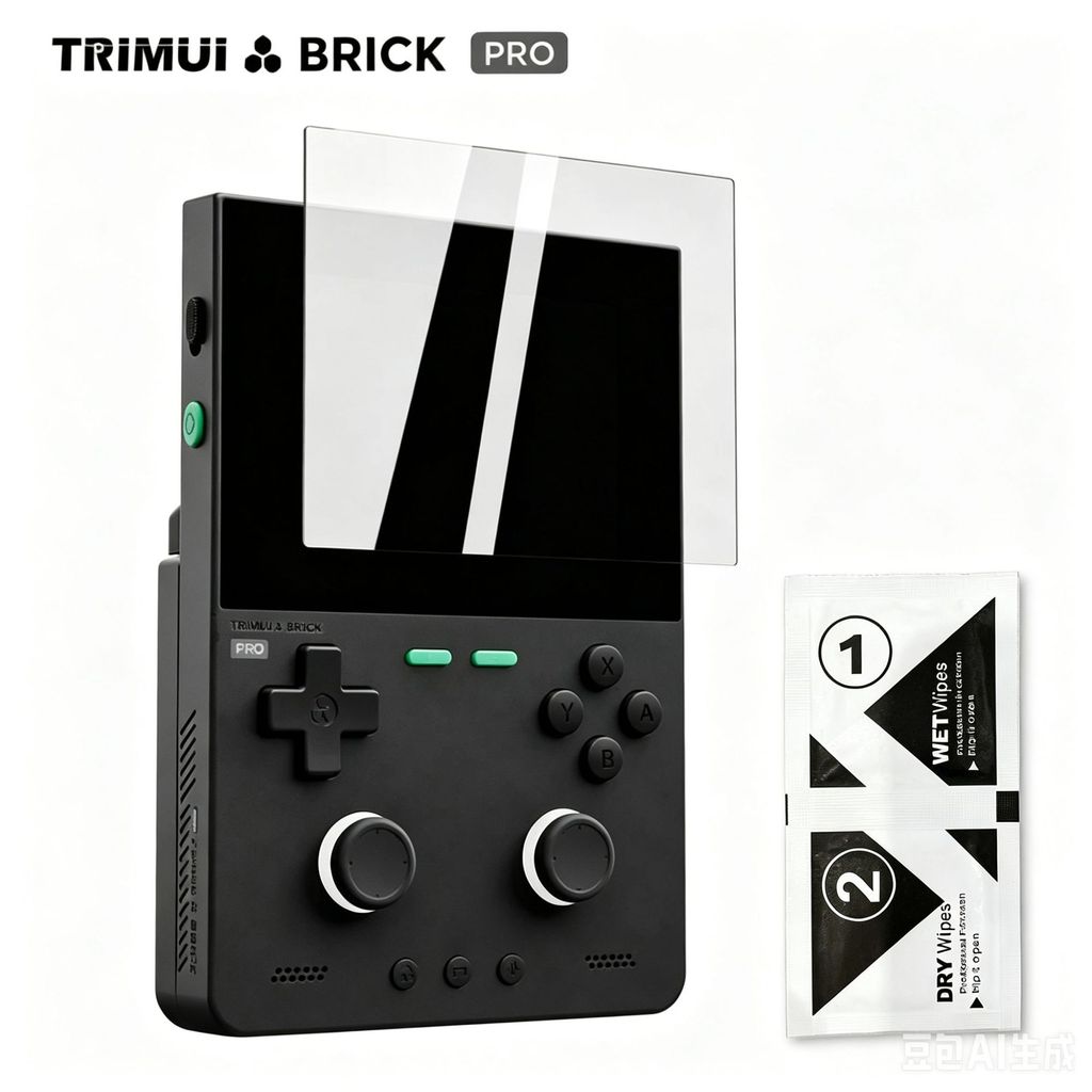 กระจกนิรภัยสําหรับ Trimui Brick Pro ฟิล์มป้องกันหน้าจอป้องกันรอยขีดข่วนสําหรับ Trimui Brick Pro อุปก