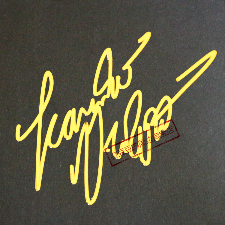 Leonardo DiCaprio Leonardo DiCaprio Metal Signature Post Little Plum สติ๊กเกอร์โทรศัพท์มือถือ
