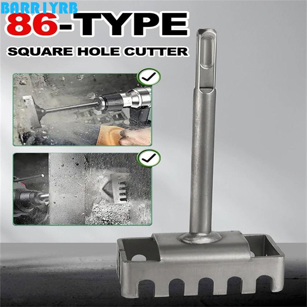 BARR1YRB เครื่องตัดรูสี่เหลี่ยม, Punch Slotting Square Socket Punch, Creative Square-handle 4 Pits Q