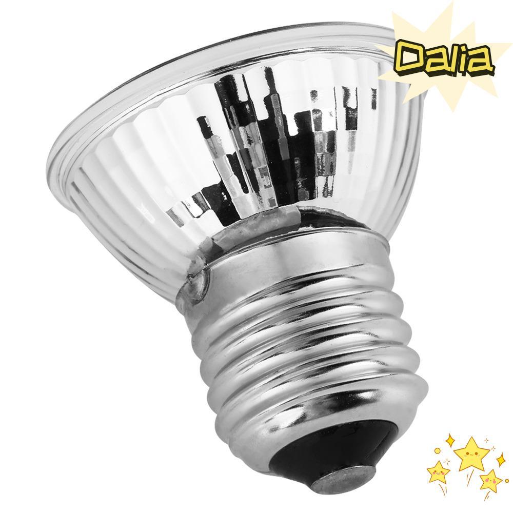 DALIA โคมไฟความร้อนสัตว์เลื้อยคลาน, 50W Full Spectrum Aquarium Heat Lamp, UVA 25W 220-240V Basking L
