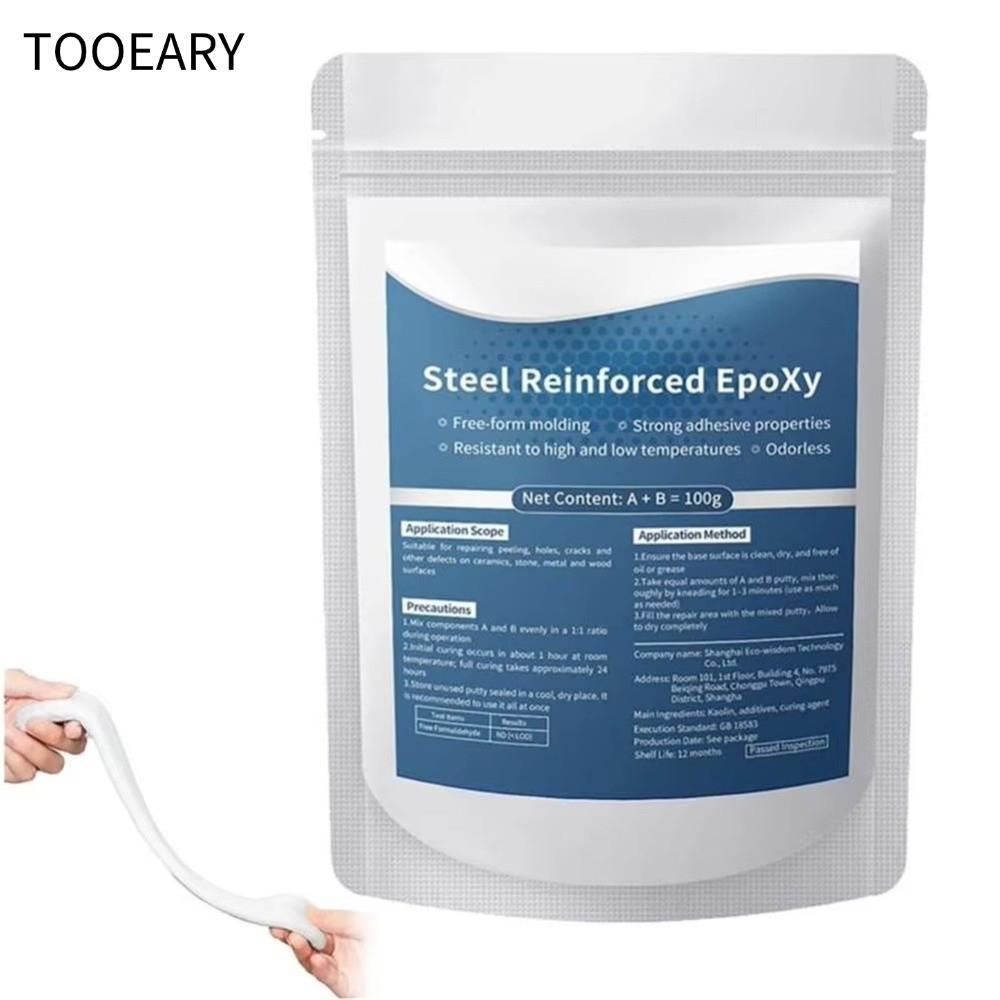 TAINAKARITSU Iron Repair Putty, Strong Bond AB Repair Putty โลหะซ่อม Putty, Hole Filling Cast Iron P