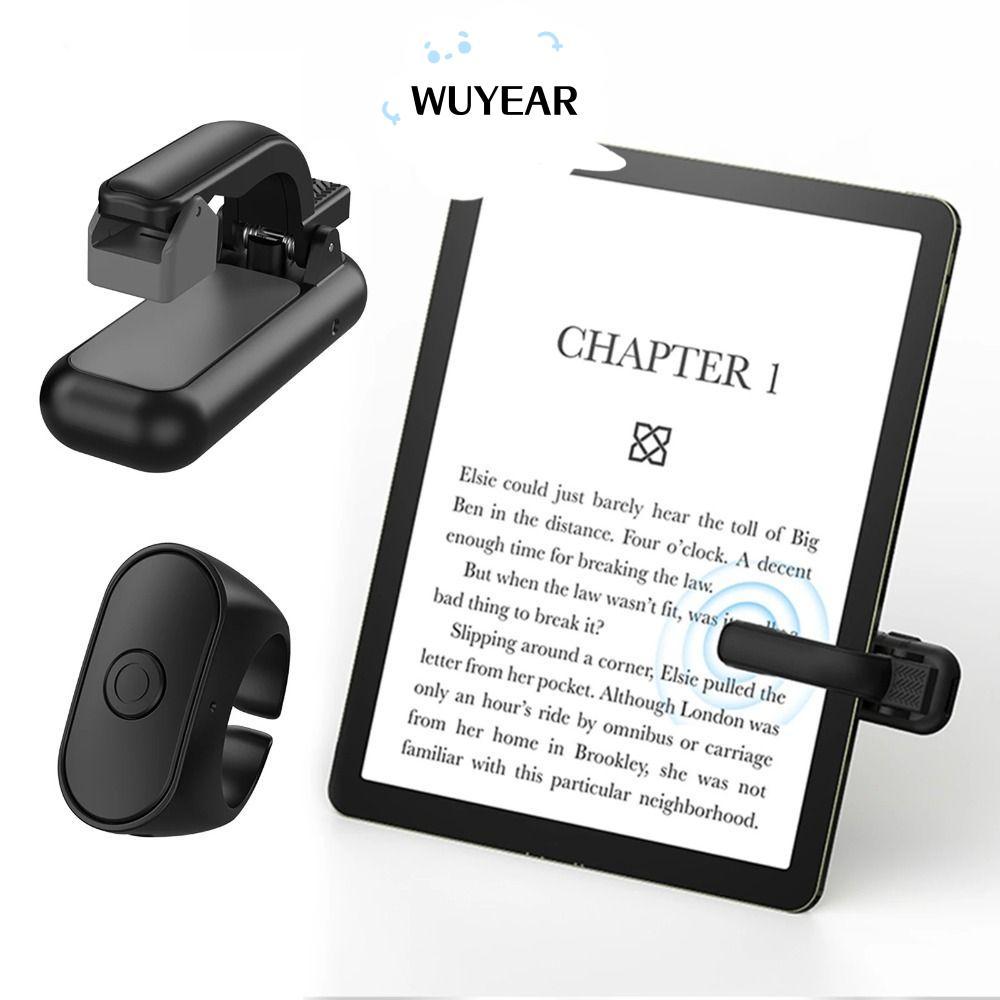 WUYEAR E-book Page Turner, ABS 2-in-1 Page Turner Remote, Remote Lightweight Record Triggers สําหรับ