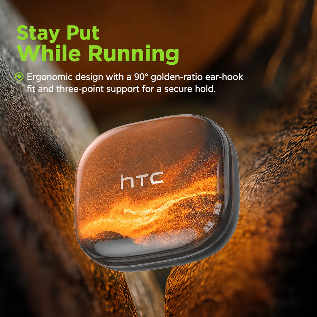 HTC Ne10 Clip-On Bluetooth 6.0 หูฟัง, ชุดหูฟังกีฬาแบบคล้องหู, การตัดเสียงรบกวนแบบแอคทีฟ, หูฟังไร้สาย