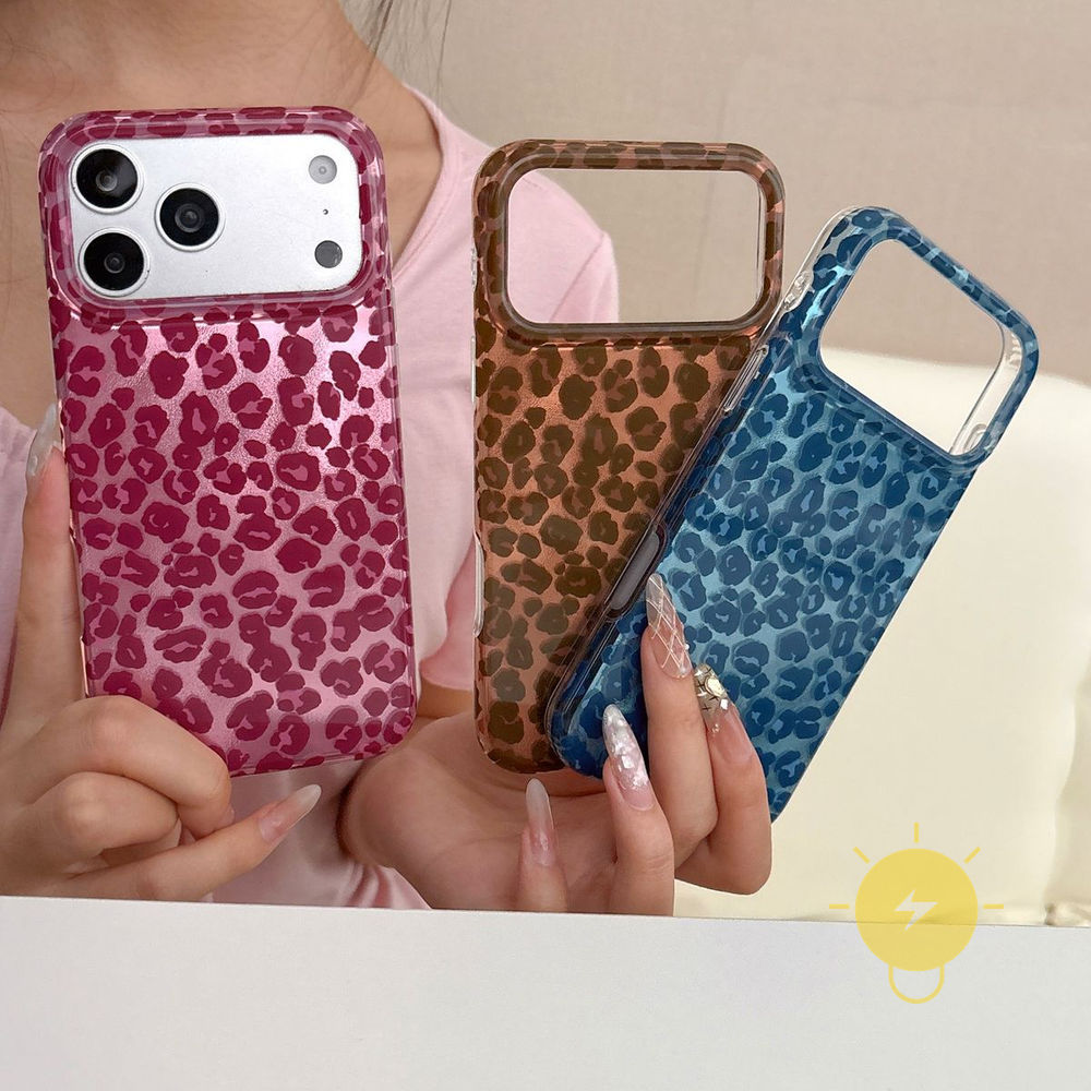 For เคสไอโฟน TPU Leopard Print Leopard Leopard Print เคส Phone Case For iPhone 17 Pro Max 16 15 Cove