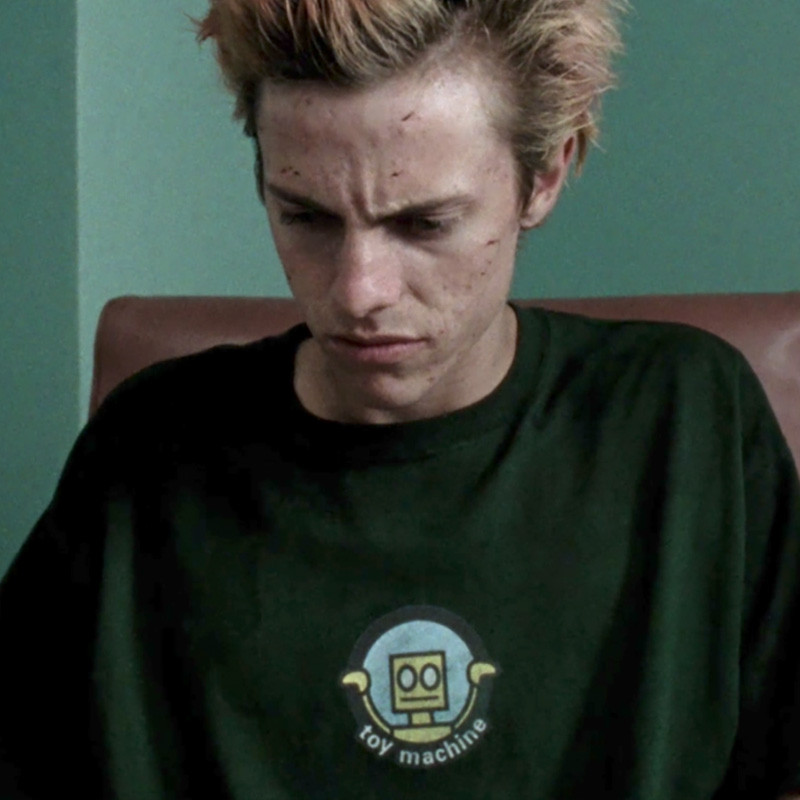 90s Middle Mid90s American Drama Same Style Toy machine Robot Print Loose Student Short-Sleeved t-Sh