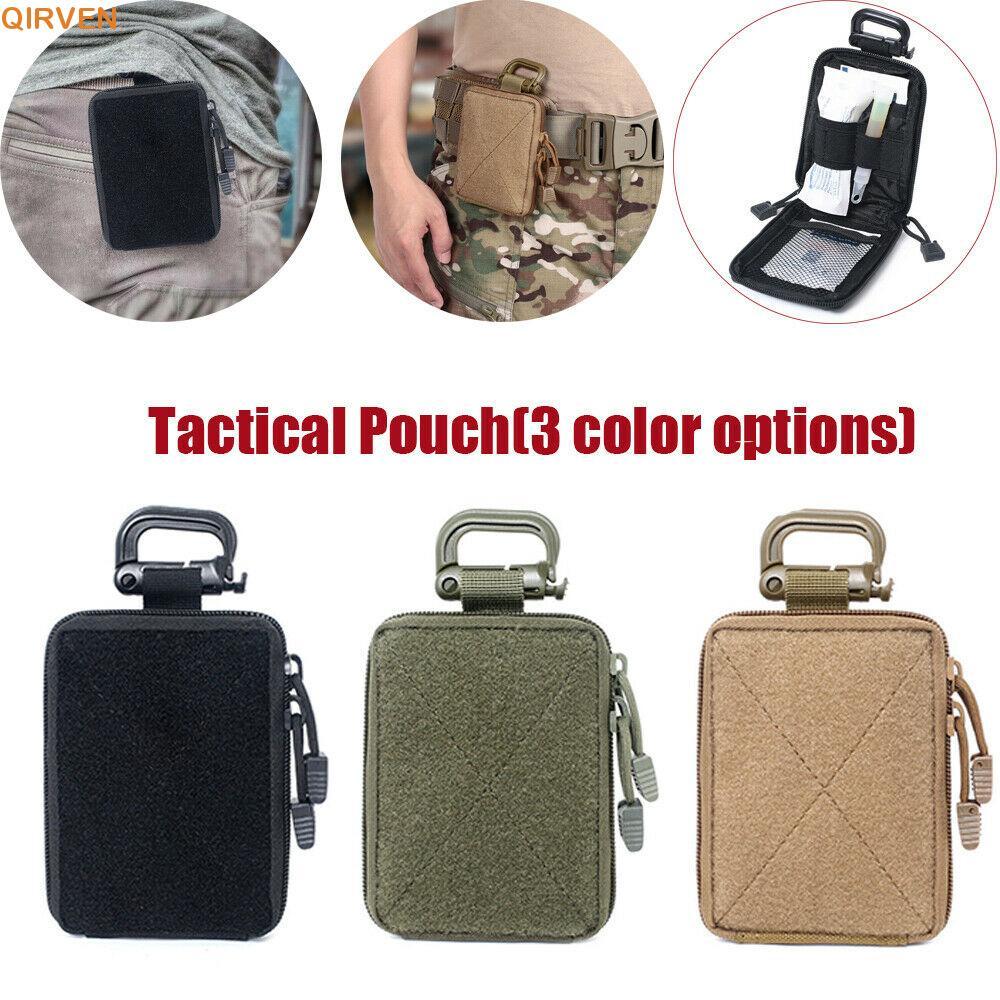 QIRVEN EDC Pouch Small Wallet Hiking Running Outdoor Sport Bags