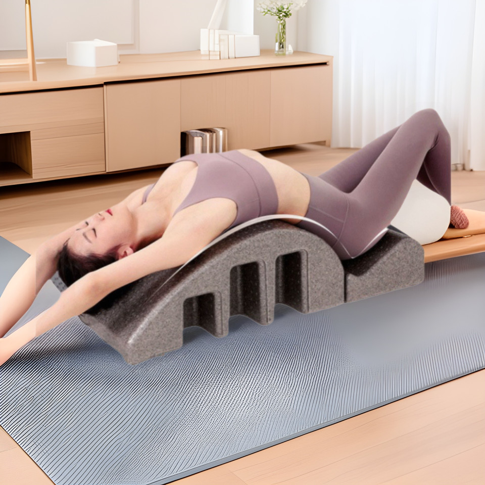 กระดูกสันหลังส่วนคอ Lumbar Spine Back Stretching อุปกรณ์ออกกําลังกายโยคะ arc Pilates Spine Lifting P