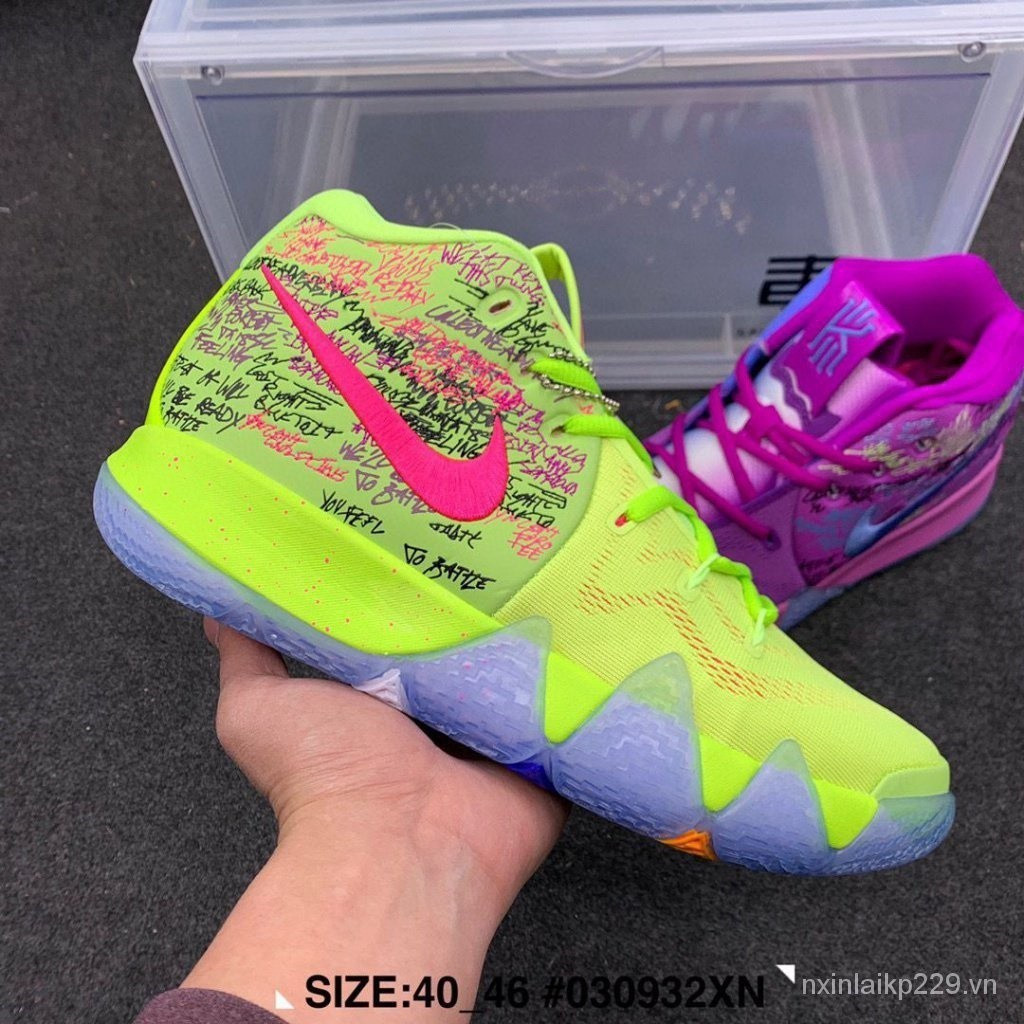 Bixm Kyrie 4 IV Morin รองเท้าผ้าใบทนต่อการสึกหรอรุ่นที่สี่ของผู้ชาย