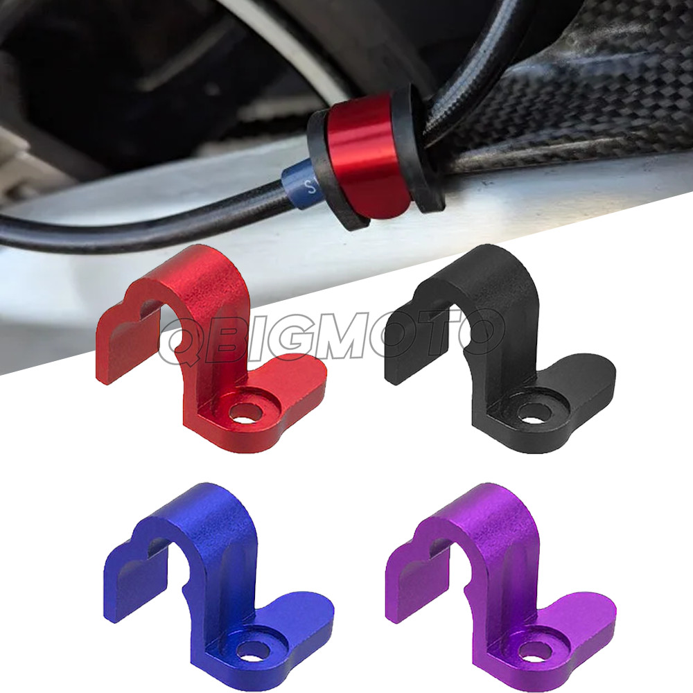 คู่ Motocross ด้านหลัง CNC สายเบรคหลังท่อ Clamp Holder สําหรับ HONDA CRF300L ABS CRF 300L