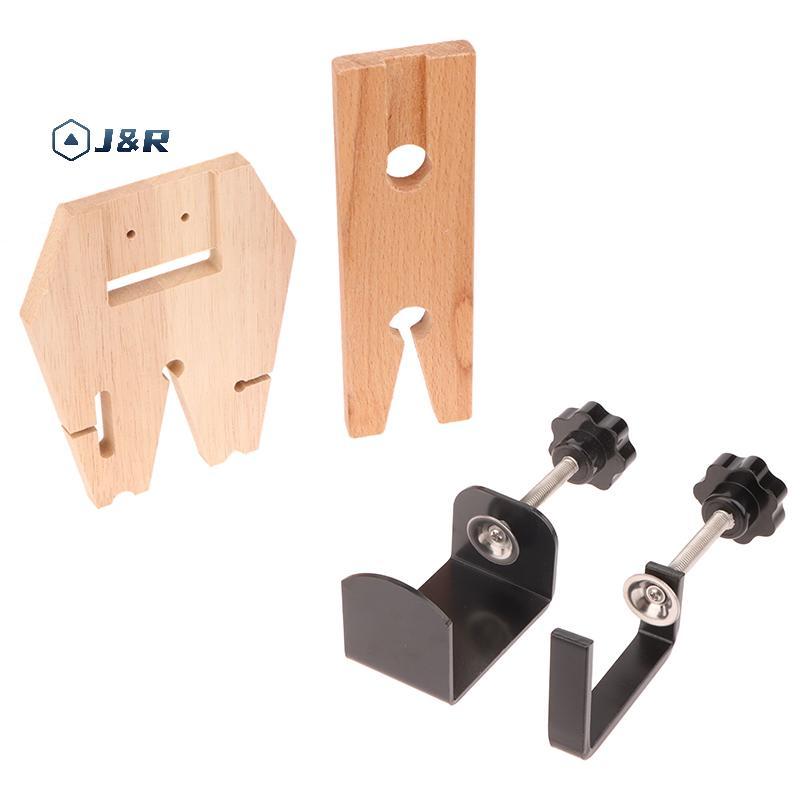 J & R> 1เซ็ตBench Pin Clamp V-Slot Fixing Clip สําหรับ Workbench ไม้ปรับเครื่องประดับClampเครื่องมือ