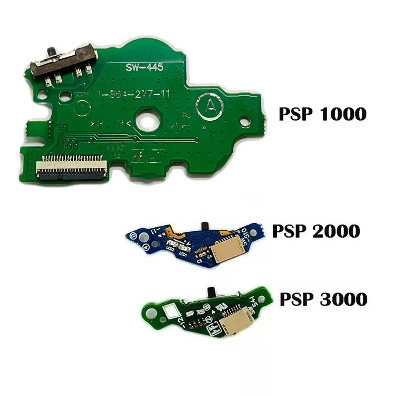 1PCS เปิดสวิตช์บอร์ด PCB เปลี่ยนอะไหล่ซ่อมเข้ากันได้กับ PSP1000 PSP2000 PSP3000 เกมคอนโซลในตัวสวิตช์