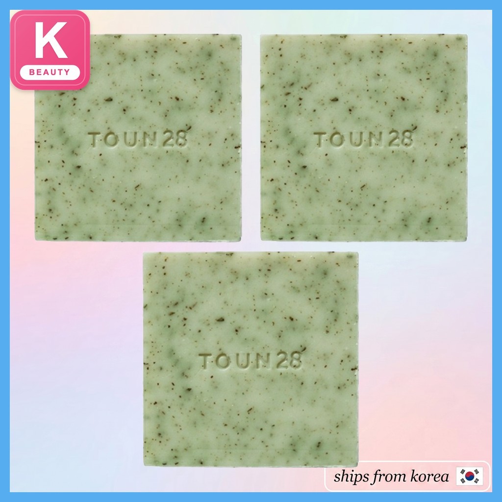 [toun28] Tea Tree Rose Powder Cleanser Soap 100g, 3 ชิ้น / สบู่ทําความสะอาดเกาหลี / Tea Tree Rose by
