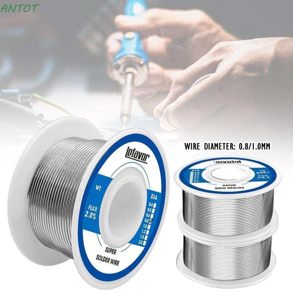 ANTOT Corel Solder, FLUX 2.0% 20g 50g 100g 0.8 1.0mm ลวดเชื่อมอุณหภูมิต่ํา, ทนทานไม่มีสะอาด Low-melt