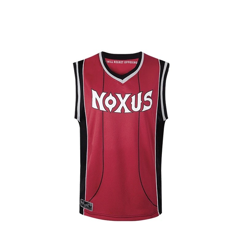 Slam Master School Basketball Team Tops เสื้อเกม LOL League Noxus เสื้อกั๊กชุดกีฬาเสื้อเครื่องแบบ