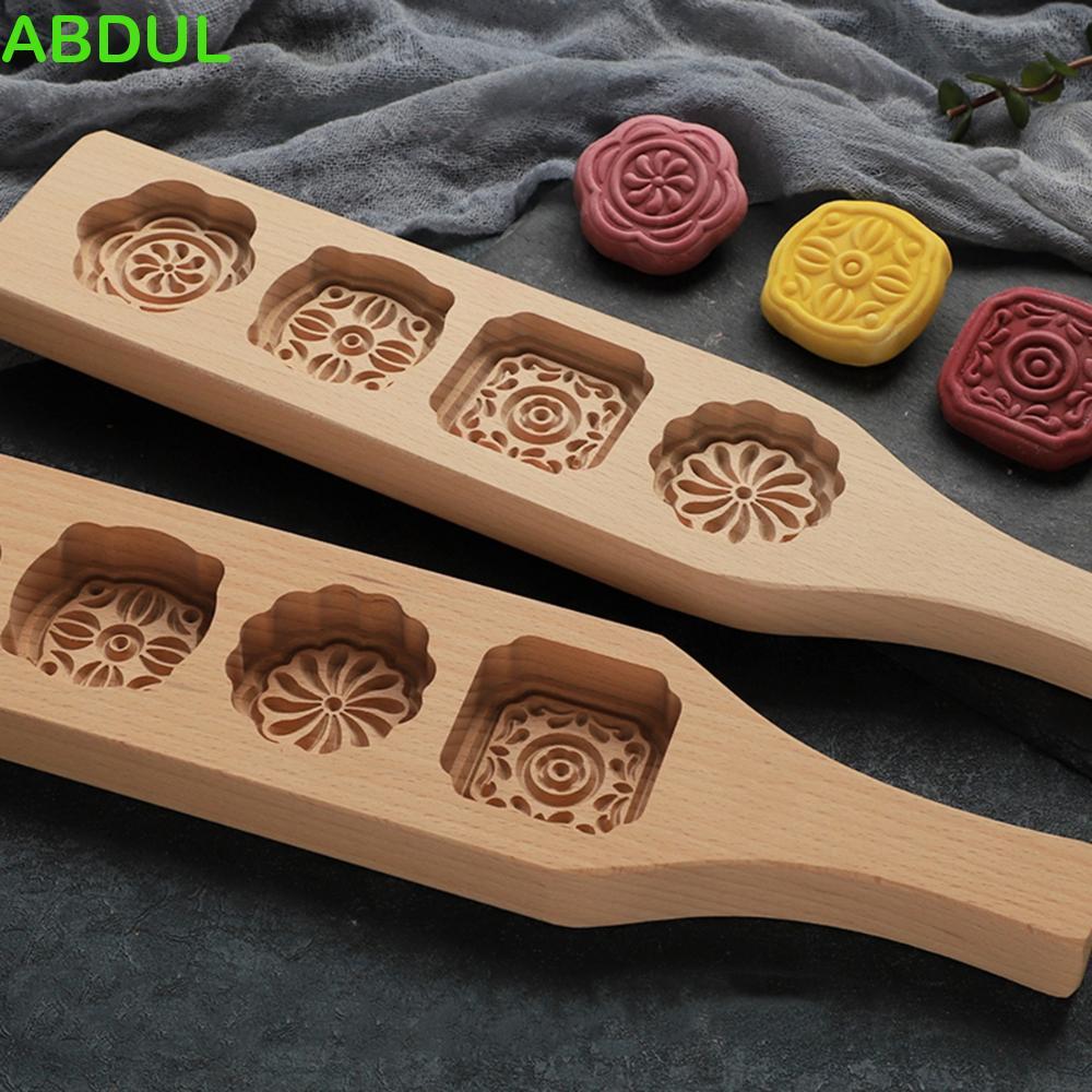 ABDUL Maamoul Form ช็อกโกแลตไม้ Kitchen Pastry Moon Cake Mould