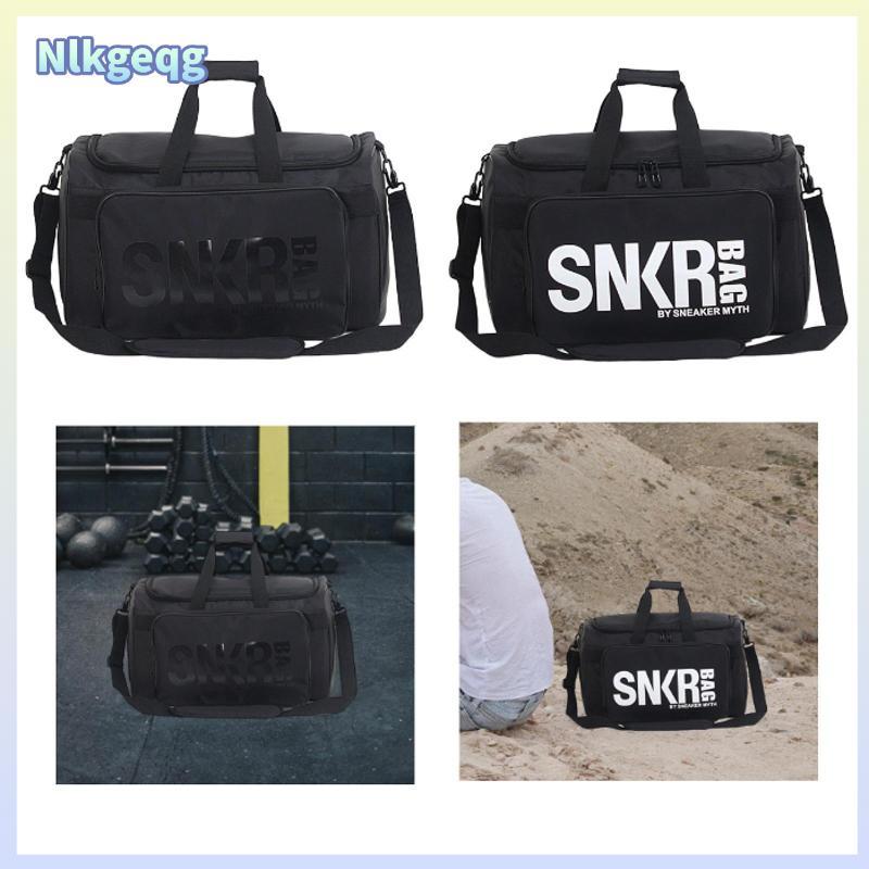 [nlkgeqg] Travel Duffle Bag Fitness Bag กระเป๋าเดินทาง กระเป๋ากันน้ําอเนกประสงค์พร้อม