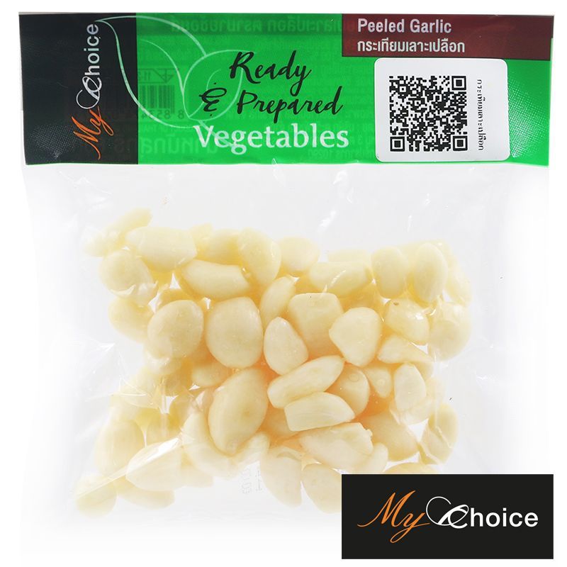 มายช้อยส์กระเทียมไทยเลาะเปลือก 60กรัม My Choice Peeled Thai Garlic 60g. [หมายเลขบาร์โค้ด 8853474023271 ]