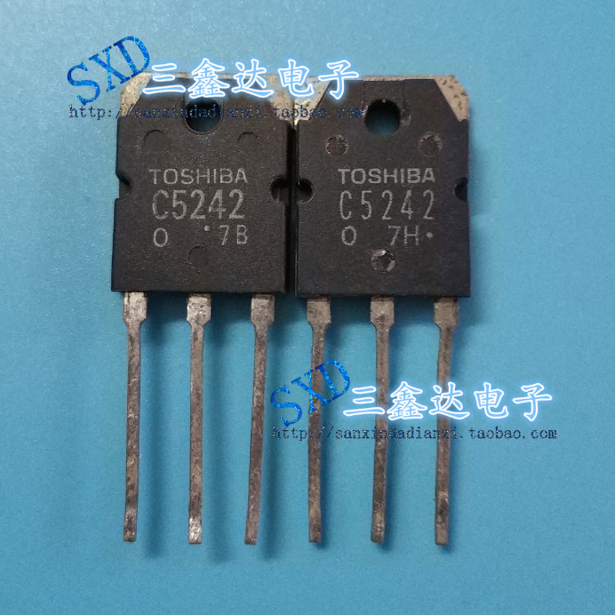 2SA1962 2SC5242 A1962 C5242 Original Disassembly Audio Power Amplifier จับคู่หลอดคู่ 4 หยวน