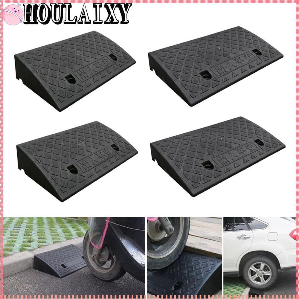 HULLAIXY Congest Ramp, พลาสติกกันลื่น Driveway Ramp, อเนกประสงค์ 50/70/100 มม. Heavy Duty Curb Ramp 