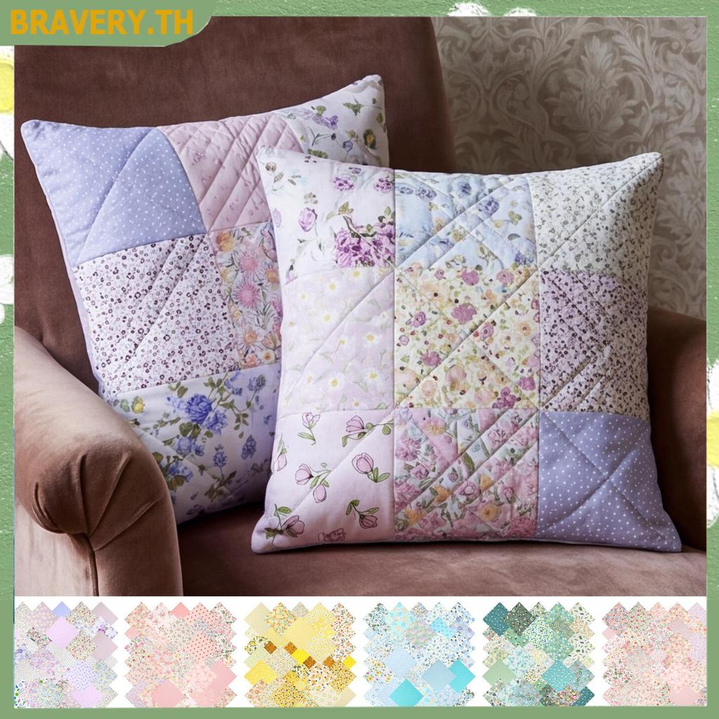 40 ชิ้น Precut ผ้า Patchwork Square 9.84 นิ้วรูปแบบสารพัน Quilting Cotton ผ้า Square SHOPCYC2507