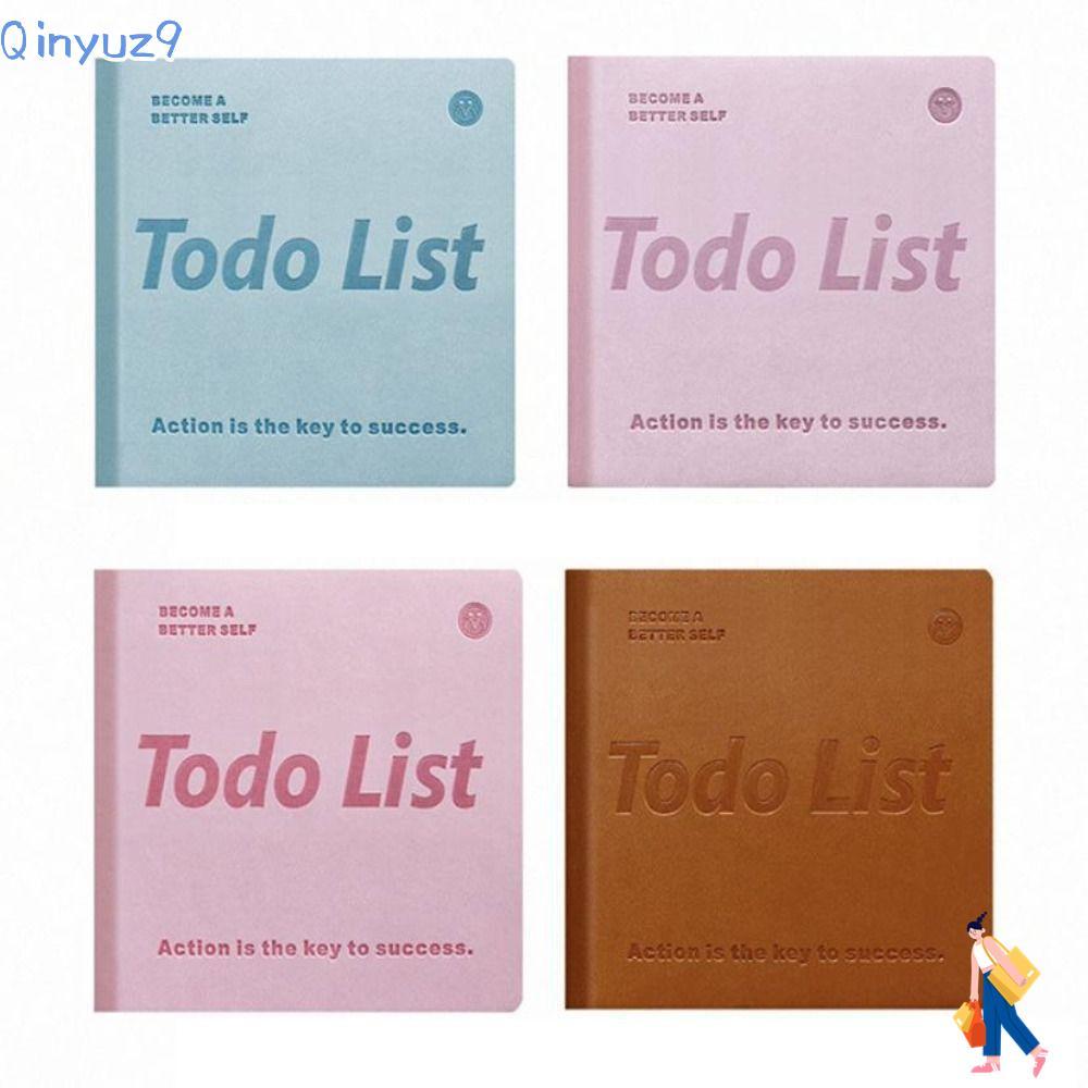 QINYUZ9 Daily Planner, Note-Taking Portable 365 Day Planner, ตารางการเรียนรู้การจัดการเวลา Planner A