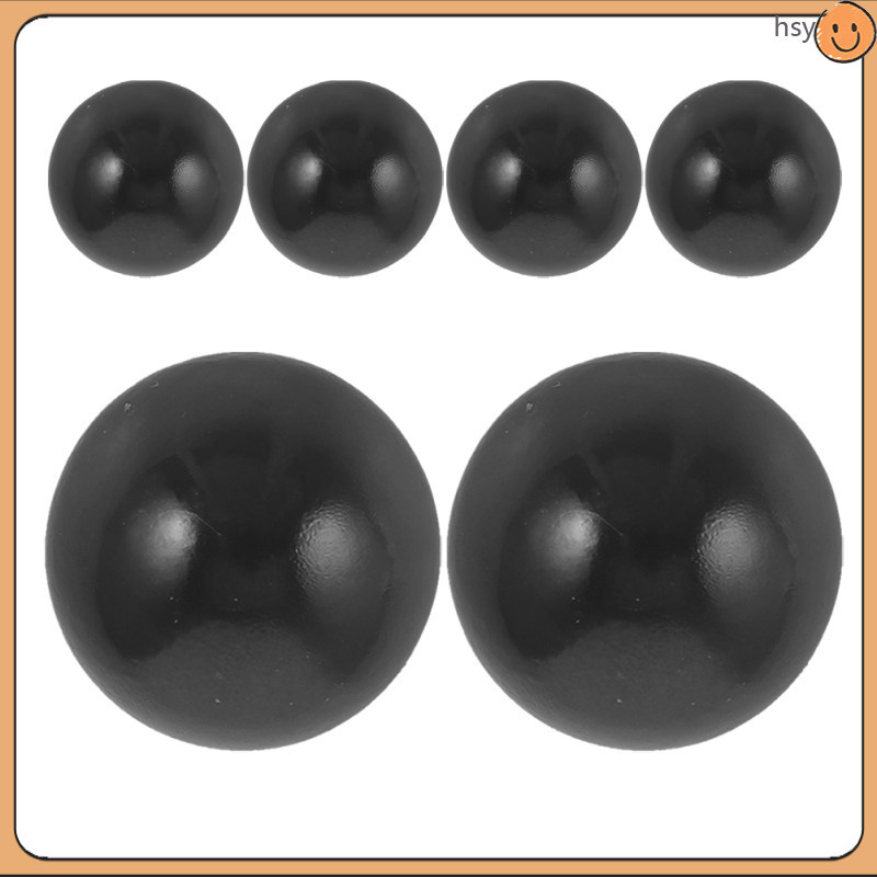 6 ชิ้นพลาสติก Pinball สําหรับ Pinball Machines Black Arcade huyisheng