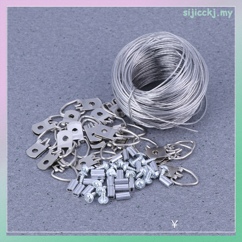 Hooks J Easy Picture Hanger สําหรับรูปภาพ 30 .5M