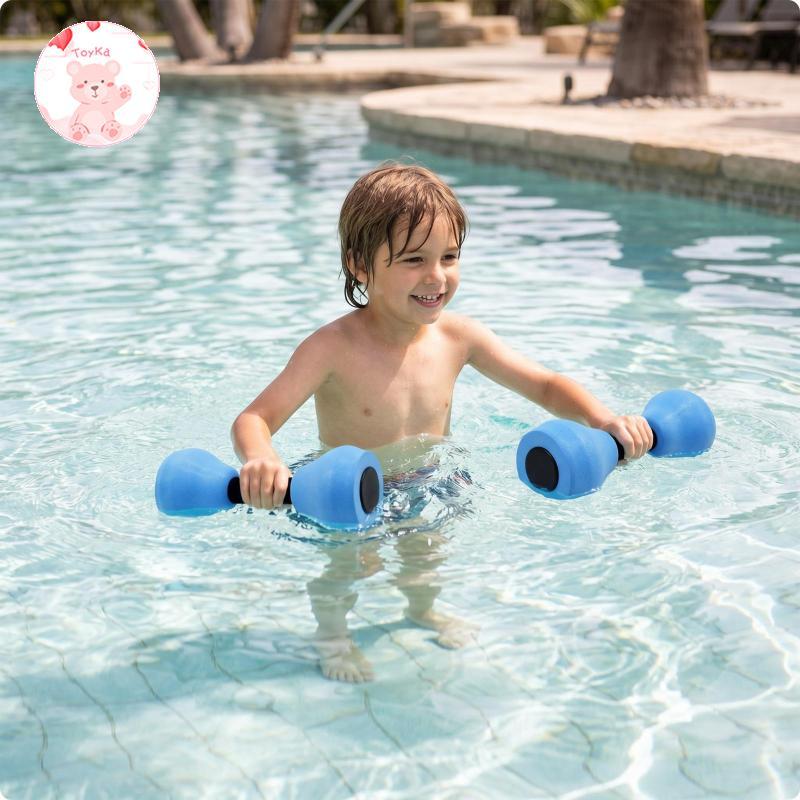 [Whbadguy] Water Dumbbells Resistance Water Aerobics Dumbbells Low-Impact Pool Weights Seniors
