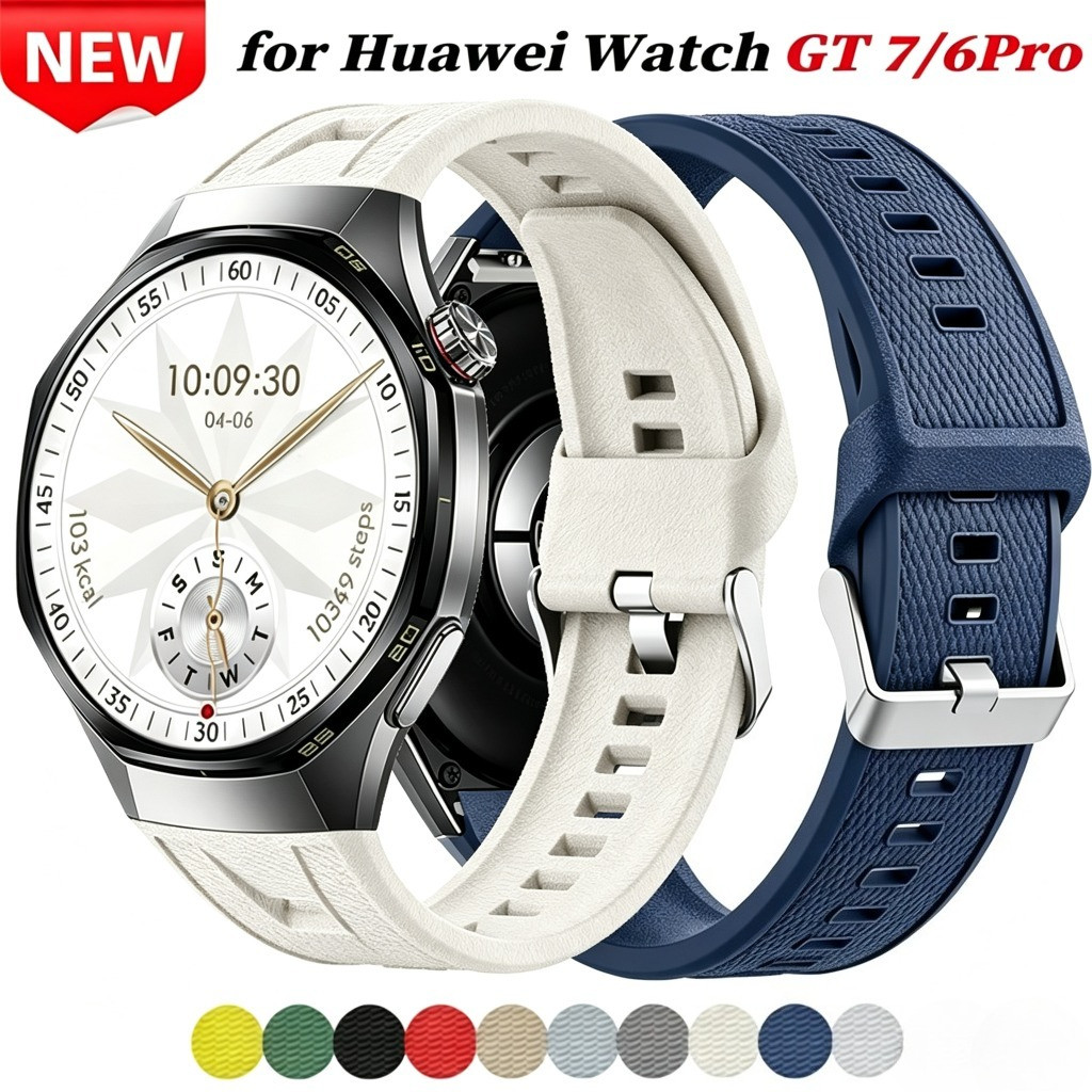 No Gaps สายซิลิโคนแบบปลดเร็วสําหรับนาฬิกา Huawei GT 7Pro GT6 Pro 46mm