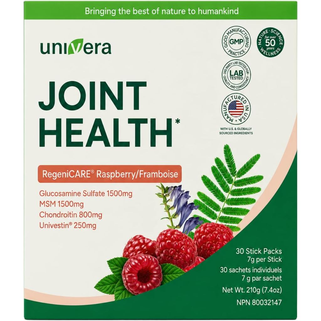 Universa RegeniCARE, Glucosamine, Chondroitin, M, Univestin, Joint Health, พอร์ตร่วม, พกพาสะดวก, รส 