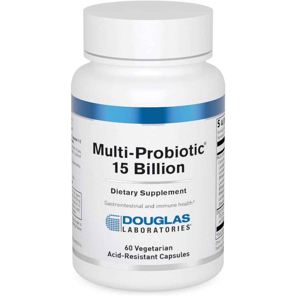 Douglas Laboratories Multi-Probiotic 15 Billion, 60 แคปซูลมังสวิรัติ