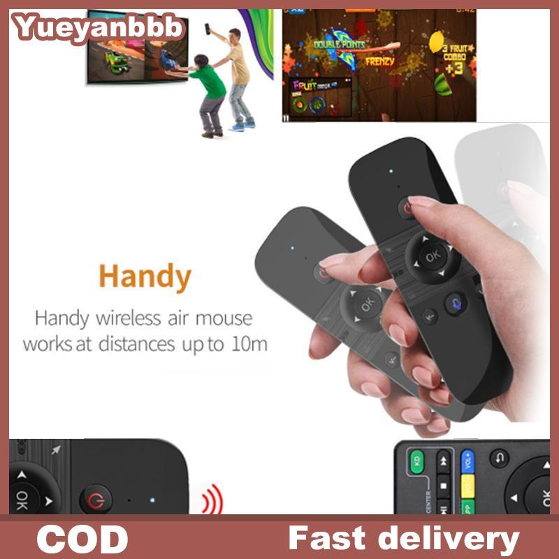Ybth Sensitive M8 Air Mouse Voice รีโมทคอนโทรล 2.4G คีย์บอร์ดขนาดเล็กสําหรับ Android TV Box X96 Live