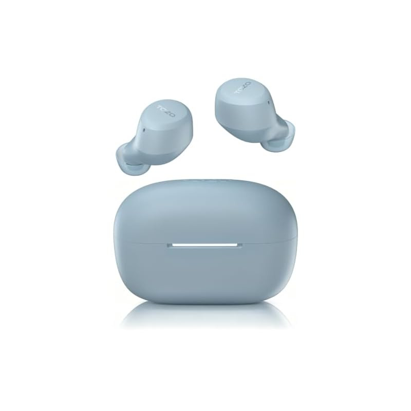 Wireless Earbuds, Compact and Lightweight, Warm-Toned Sound with Enhanced Mids and Bass, App-Compati