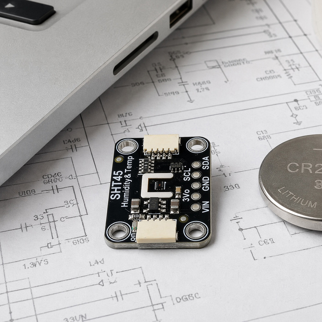 [Julia1.th] โมดูลเซ็นเซอร์ SHT45 ความแม่นยําสูง I2C สําหรับ STEMMA QT Qwiic 3.3V 5V -40C 125C