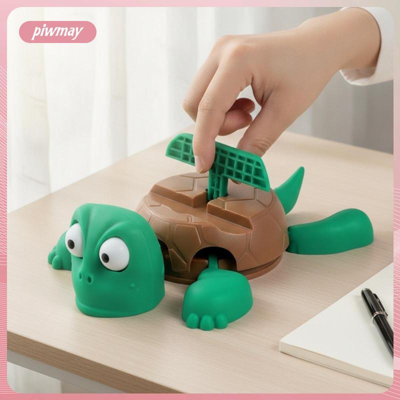 [piwmay] Turtle Coaster ที่วางโทรศัพท์แบบปรับได้น่ารัก Gadget Desk Holder Relief Green