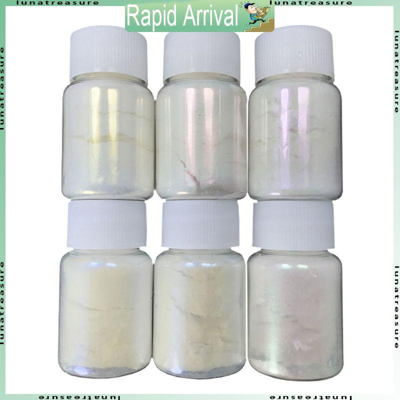 Lun Pearl Powder สําหรับ Mica Powder Pigment สําหรับเล็บ Glitter Pearlescent Powder