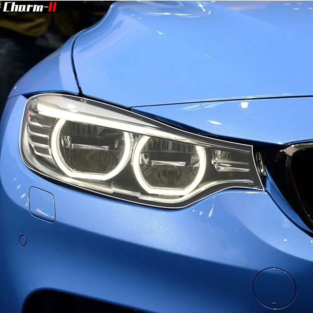 ไฟหน้ารถป้องกันฟิล์มด้านหน้าโคมไฟ TPU Decal สติกเกอร์สําหรับ BMW M2 F87 M3 F80 M4 F82 F83 M5 F10 F90