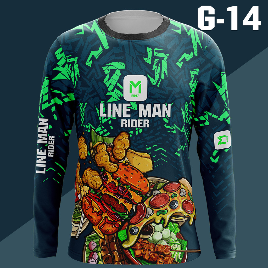 เสื้อเชิ้ตแขนยาว Line Man - เสื้อ Line Man เสื้อ Rider เหมาะสําหรับขับรถ availab