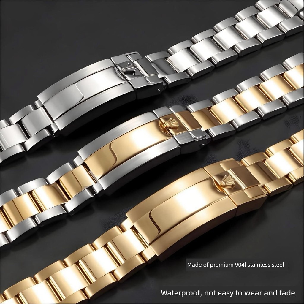 นาฬิกา ผู้ชาย seiko ของแทั นาฬิกาเด็กผู้หญิง เหมาะสำหรับสายนาฬิกา Rolex สายเหล็ก18k ทองผู้ชายเหมาะสำ