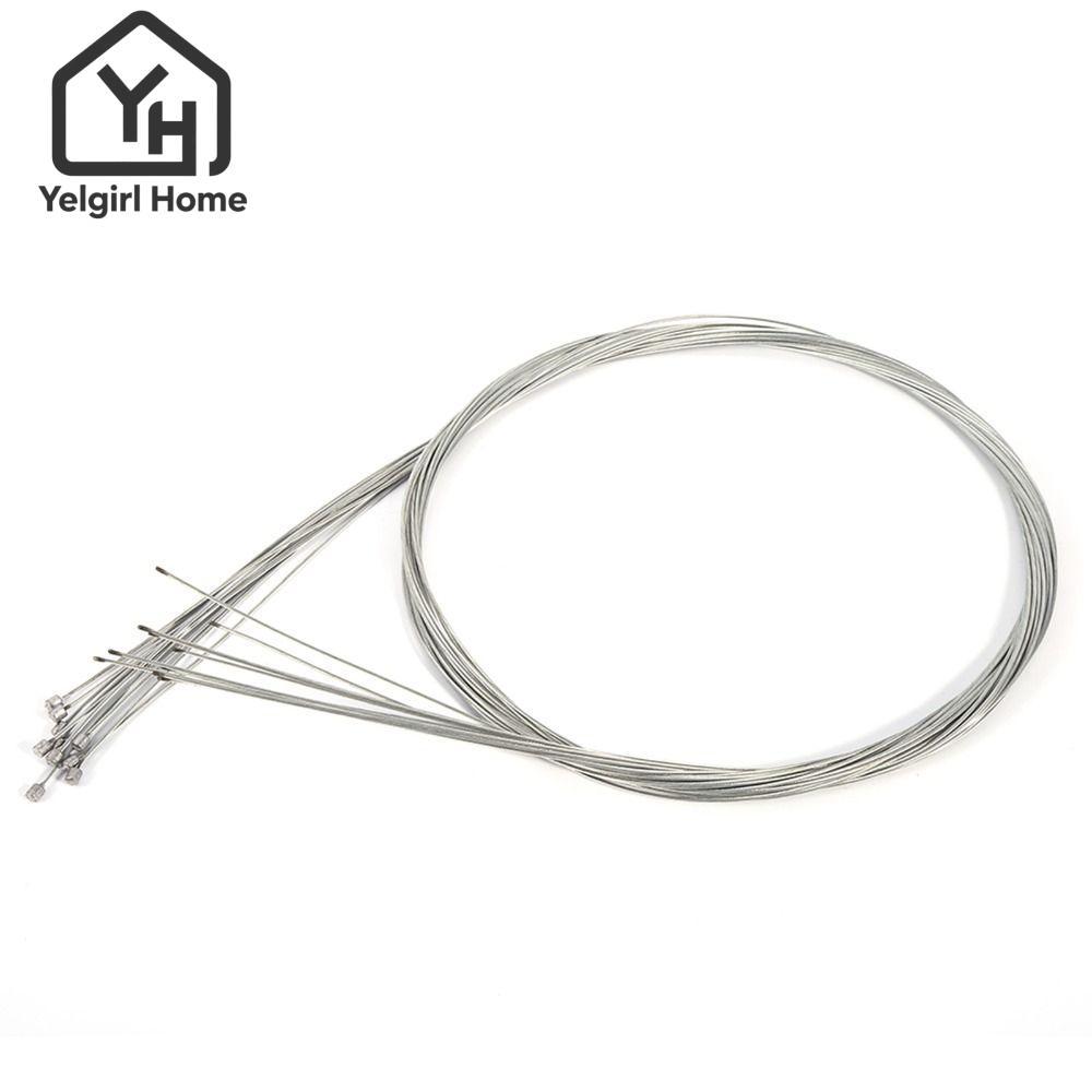 YELGIRLB 10 ชิ้นจักรยานเสือหมอบสายเกียร์,สแตนเลส Shifter สําหรับขี่จักรยานถนนที่ครอบคลุม Shifter ชุด