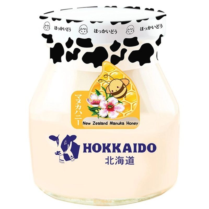 ฮอกไกโดโยเกิร์ตรสน้ำผึ้ง 100มล. Hokkaido Manuka Honey Flavor Yogurt 100ml.