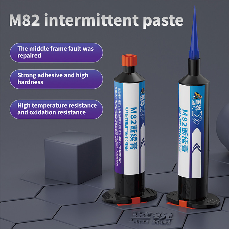 LanRui M82 วางที่ได้รับการเชื่อมต่อกันสําหรับโทรศัพท์กรอบซ่อมการยึดเกาะที่แข็งแกร่งการบ่มอย่างรวดเร็
