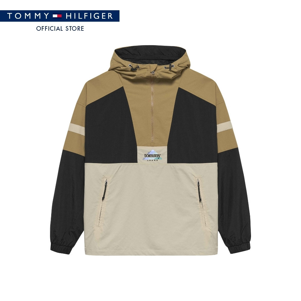 Tommy Jeans เสื้อแจ็คเก็ต ผู้ชาย รุ่น DM0DM22260 AEN - สีน้ำตาล ทรง Loose
