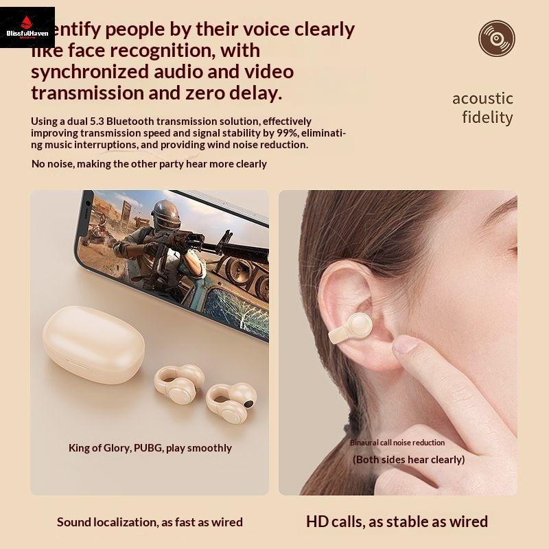 X58 Bone Conduction หูฟังหูฟังไร้สาย IPX6 กันน้ําสําหรับกิจกรรมฟิตเนสพร้อมตะขอหูที่มีเสถียรภาพ
