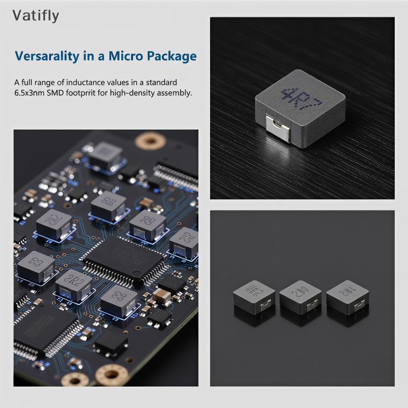 ใหม่ 50 ชิ้น 1uH 2.2uH 4.7uH SMD Inductor High Current แบบบูรณาการแม่พิมพ์สําหรับการออกแบบวงจรแบบพกพ