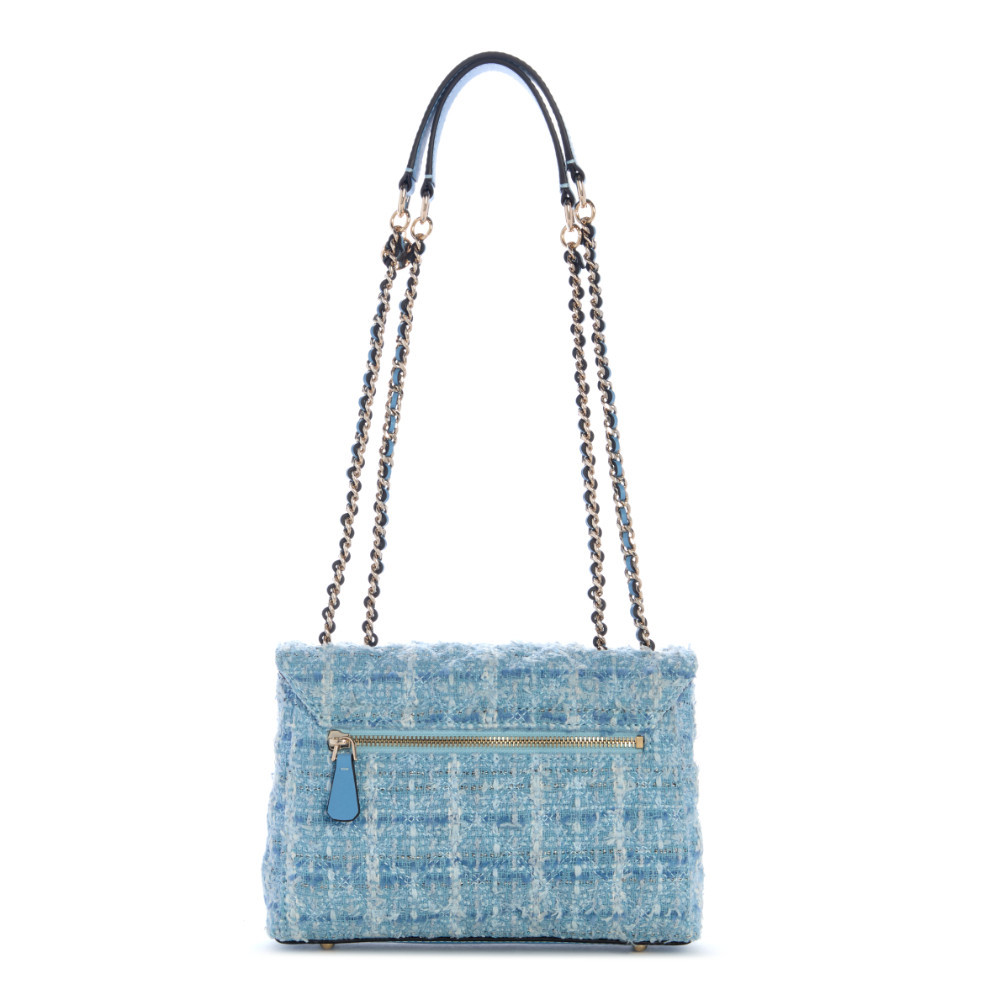 GUESS حقيبة GIULLY II قابلة للتحويل بغطاء — أزرق — صورة 3